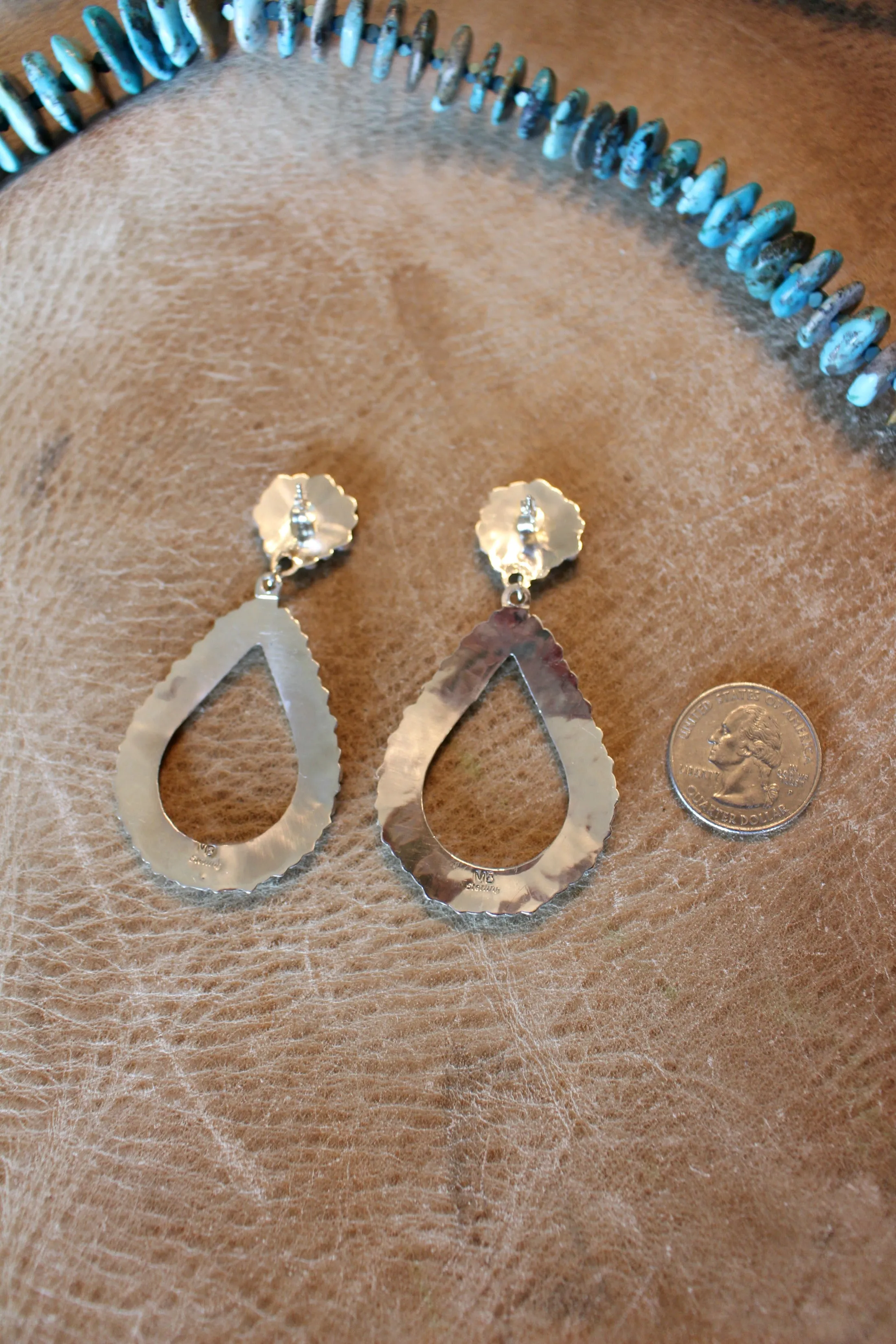 Turquoise Teardrop Earrings