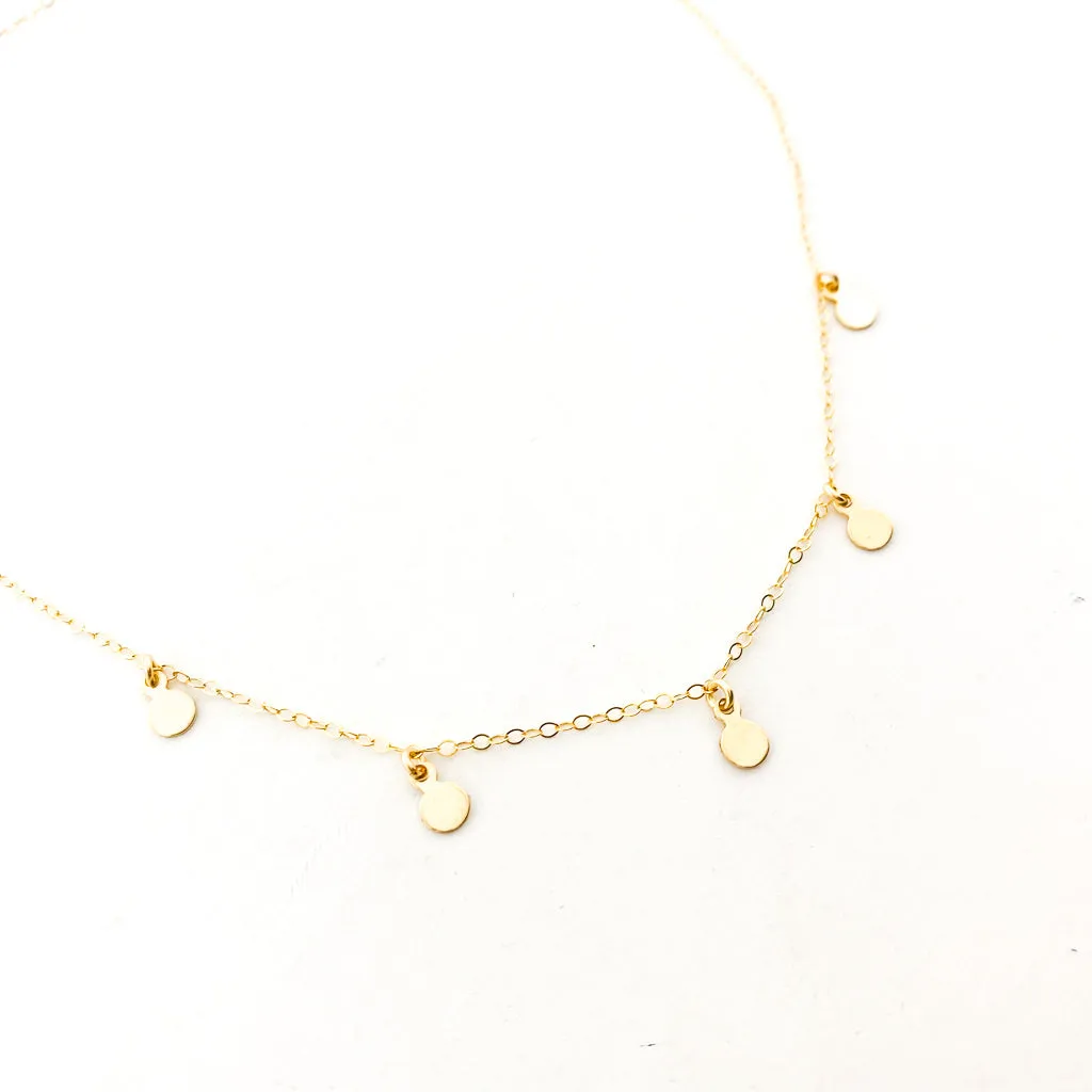 Willow Mini Disc Necklace